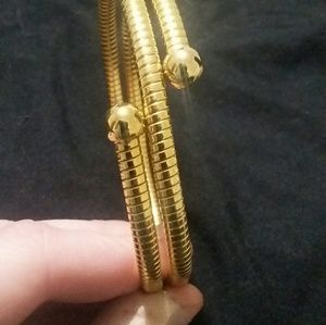 none Jewelry - gold tone adjustable arm band/bracelet none Jewelry - gold tone adjustable arm band/bracelet